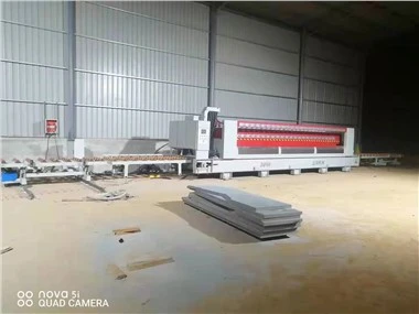 Esmoladora de pedra automàtica de 12 caps Màquina de polir contínuament Màquina de retallar superfícies de pedra artificial