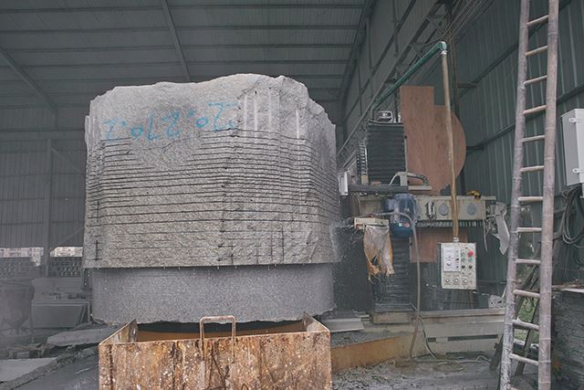 Column Cap Stone Profiling Cutting Machine